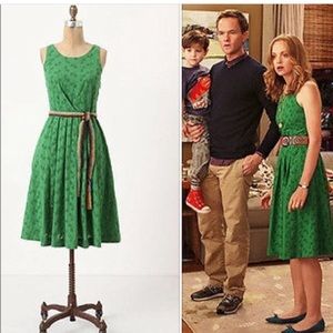 Tennis Racket Lace Anthropologie Dress